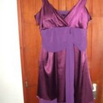Ever Pretty bordó-lilás színű, szatén női alkalmi ruha/koktél ruha 44/L koszorúslány ruhának is jó fotó