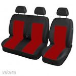 Furgon üléshuzat, 1+2 fekete-piros színű ( Kisteher auto üléshuzat ) fotó