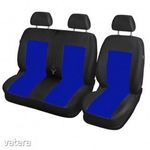 Furgon üléshuzat, 1+2 fekete-kék színű ( Kisteher autó üléshuzat ) fotó