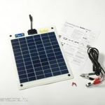 10 W-os Flexibilis vízálló napelem 12 V-os akkumulátorok töltéséhez fotó
