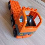 Lego Duplo kamion pótkocsival - narancssárga fotó