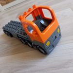 Lego Duplo kamion pótkocsival - narancssárga- szürke fotó