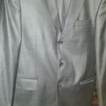 HUGO BOSS férfi 50-es XL-es szürke színű , elegáns , üzleti gyapjú öltöny -minőségi, újszerű termék ! fotó
