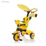 Zopa tricikli ZooGo Bee sárga/fekete tolókarral fotó