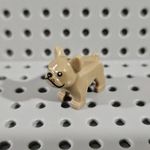 LEGO City - Francia Bulldog zsemle szín állatfigura - ÚJ fotó