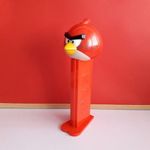 Eredeti PEZ ÓRIÁS Angry Birds Piros madár Pez adagoló tartó !! 30cm fotó