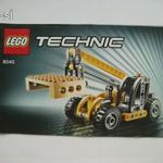 Lego technic 8045 mini telehandler / mini emelőtargonca leírás összeszerelési útmutató 1 FT-RÓL NMÁ! fotó