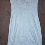 Hófehér mini koktél menyecske esküvői ruha gumis L fotó