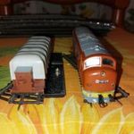 vegyes vasútmodell hiányos hibás sérült MÁV Nohab mozdony vagon sín egyéb TT BARKÁCS VIDEÓ fotó