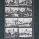 Képeslap, Pécs, mozaik részletek Országos Kiállítás és Vásár, Zsolnay csarnok, erdészeti pavilon, 1907 fotó