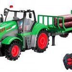 Új Rc Távirányítós Traktor Utánfutóval 3.7V Lítium Akku plusz töltő 42 Cm teljes hossz Tökéletes ... fotó
