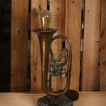 Egy régi trombita - lámpa fotó