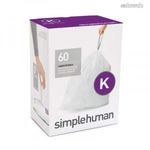 Simplehuman CW0260 K-típusú egyedi méretezésű szemetes zsák újratöltő csomag (60 db) fotó