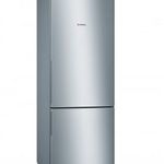 Bosch Serie 4 KGV58VLEAS kombinált hűtőszekrény Szabadonálló 503 L E Rozsdamentes acél fotó