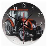Zetor traktor 8 kör alakú üveg óra falióra fotó