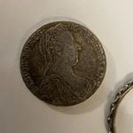 Mária Terézia ezüst tallér + nyaklánc fotó