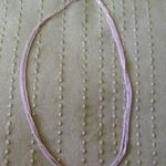 Ezüst, 3 soros nyaklánc, 45 cm fotó