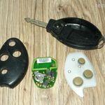 Citroen Xsara Picasso C5 gyári 3 nyomógombos bicskakulcs kulcs + elektronika fotó