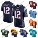 Amerikai Foci NIKE NFL MEZ Összes Csapat és Játékos Mezek Packers Gronkowski INGYEN POSTA Tom Brady fotó