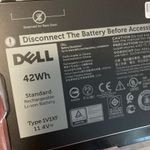 DELL 1V1XF akksi akkumulátor laptop notebook 42Wh - sosem használt fotó