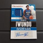Wesley Iwundu - kosaras kártya - Aláírt mezdarabos - Orlando Magic - 2018 - NBA kosárlabda - 051/199 fotó