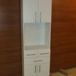 Új álló Fürdőszoba szekrény ajtós polcos fiókos bútor Dn4A-3F 50 cm fotó