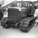 DUTRA DT55A lánctalpas traktor, Budapest, Ipari Vásár, Vörös Csillag Traktorgyár, jármű, 1950-es ... fotó