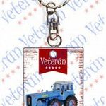 Veterán traktoros kulcstartó - Dutra D4K kék fotó