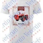 Veterán traktoros póló - Dutra D4K piros fotó