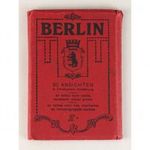 0V160 Régi 20 darabos berlini képeslap füzet fotó