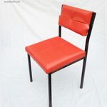Retro design műbőr szék ritka bútor A fotó