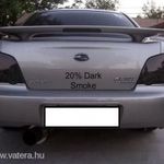 Autó lámpa védő fólia 30x120 cm fekete fotó