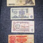 Vegyes külföldi használt bankjegyek 2 orosz rubel lengyel zlotyi fotó