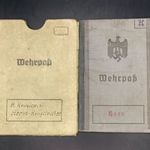 Wehrpass II. világháborús német katonakönyv TOKKAL ! fotó