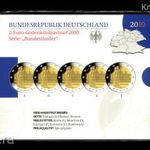 Németország emlék 5 x 2 euro 2010 PP - Bremen , Rathaus und Roland - hivatalos kiadás, bontatlan! fotó