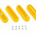 Fényvisszaverő prizma szett (utángyártott) Xiaomi rollerekhez (sárga) - Ultimate fotó