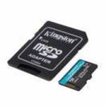Kingston 1TB microSDXC Canvas Go! Plus Class 10 170R A2 U3 V30 Card + adapterrel fotó