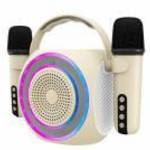CELLY Partymic2 Wireless Speaker with 2 microphones White fotó