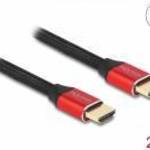 DeLock Ultra High Speed HDMI Cable 48 Gbps 8K 60Hz 2m Red fotó
