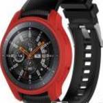 Samsung Galaxy Watch 46mm, Samsung Gear S3 Frontier, Szilikontok, Piros - ACCMOBILE fotó