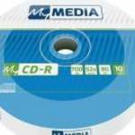 CD-R lemez, 700MB, 52x, 10 db, zsugor csomagolás, MYMEDIA (by VERBATIM) fotó
