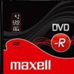 DVD-R 4, 7Gb. 16x slim tokos Maxell fotó