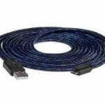Snakebyte SB910463, 3 m, PS4, USB-A, USB-C, Fekete-kék USB kábel fotó