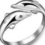 Delfines gyűrű, állítható méretű - Maria King fotó