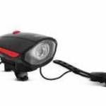 Kerékpár lámpa elektromos kürttel - XPE LED - 400 mAh - 450 lm - IP55 fotó