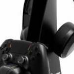 Snakebyte Dual Charge 5 & Stand, Playstation 5, Fekete, Kontroller töltőállomás és headset állvány fotó