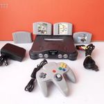 Eredeti Nintendo 64 konzol + kiegészítők + játékok !! N64 fotó