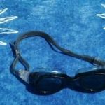 SPORTX fekete úszószemüveg állítható fejpánt szilikon fotó