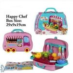 Új kis konyha bőröndben Happy Chef mini grill doboz kiegészítőkkel fotó