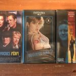 VHS videókazetta film csomag - Majdnem halott, A fegyveres férfi és egy francia felnőtt film fotó